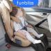 Funbliss XL Car Seat Protector - Child Car Seat Cover for All Cars - Black - Buy Online on GoSupps.com