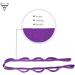 Forbidden Road Stretch Strap 6ft - 8ft Yoga Strap with 10 Loops - Green/Black/Blue/Purple - Exercise Band for Physical Therapy - Buy Online on GoSupps.com