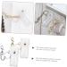 Shop GALPADA 2pcs Lip Gloss & Lip Balm Holder Keychain - Clear Makeup Organizer Bag for Travel & Toiletries - Buy Online on GoSupps.com