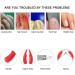 Nail Cuticle Cutter Sharpener Cuticle Cutter for Toenails Manicure Pedicure (Red) - Buy Online on GoSupps.com