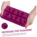 HOMSFOU 6 Pcs Silicone Chocolate Mold Silicone Baking Halloween Fondant Halloween Chocolate Polymer Clay Molds Jelly Molds Desserts Molds Bath Purple Silica Gel Tool Multifunction 21X11X2CMx3pcs Purplex3pcs - Buy Online on GoSupps.com