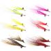 Wifreo 24pcs Assorted Clouser Minnow Fishing Flies | Stainless Steel Hooks for Saltwater & Freshwater Fly Fishing - Buy Online on GoSupps.com
