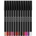 IS'MINE Matte Lip Liner Pencil Set - 12 Assorted Colors | Waterproof Longwear Lip Makeup Pencils - Color Set-3 - Buy Online on GoSupps.com