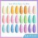 LILYCUTE Pastel Gel Nail Polish Set - 12 Colors Macaron Series for Bright Spring & Summer Nail Art - Buy Online on GoSupps.com