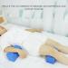 High Elasticity Heel Cushion Protector Pillow for Ulcer Relief and Pressure Reduction - Ankle and Foot Support for Sleeping and Leg Rest - Buy Online on GoSupps.com