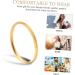 CALLARON 2 Pcs Birthday Present Miss Simple 7X0.8CM Golden - Buy Online on GoSupps.com