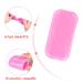 2PCS Silicone Eyelash Holder Pad for Extensions | 4.3'' x 2.2'' Lash Stands Forehead Glue Pallet | Pink (2 Count) - Buy Online on GoSupps.com