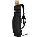 G4Free Archery Back Arrow Quiver with Molle System Canvas Shoulder Hanged Hunting Target Holder with Pocket for Shooting Target Practice Black with Tactical Patch