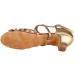 Comfortable Gold Latino Dance Shoes for Girls - PU Soft 4cm Heel Size 35 EU | International Shipping Available - Buy Online on GoSupps.com