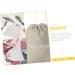 Beavorty 4pcs Hair Dryer Storage Bag Travel Hair Dryer Bathroom Shower Bags Hair Dryer Organizers Drawstring 33x30cm Light Grey - Buy Online on GoSupps.com