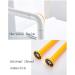 handrail Grab Rails Shower Safety Grab Bar for Bathtub Grab Bar for Bathroom and Shower Nylon Toilet Grab Bar Elderly Disabled Children Gra - Buy Online on GoSupps.com