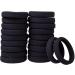 GUIJIALY (20 Thick Black Hair)-Elastic Hair Band No Elastic Cotton Elastic No Trace Ponytail Holder - Buy Online on GoSupps.com