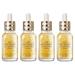 2024 New 1/2/3/4Pcs 24K Gold Collagen Ampoule Lifting Serum | 24k Pure Gold Foil Essence Serum | Collagen Face Serum Anti-aging Essence | Anti-Wrinkle Skin Repair Moisture Firming Lifting Serum - 30ml (4pcs 24K Gold Collagen Ampoule Lift Serum)