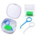 Aligner remover tool, With a Retainer Case with mirror and vent hole, used for oral care removal (2 pack)