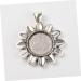 COHEALI 10 Sets Flower Accessories Glass Tray Sunflower Pendant Charm Diy Acceories Daisy Popularity Billet - Buy Online on GoSupps.com