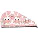 Cute Cow Pink Microfiber Hair Towel | Soft Super Absorbent Hair Wrap for Women | Quick Dry Coral Velvet Cap for Long Curly & Thick Hair - Buy Online on GoSupps.com