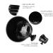 Fyearfly Shaving Soap Dish | Multipurpose Shaving Soap Bowl for Barbershop Home & Travel - Elegant Black Design - Buy Online on GoSupps.com
