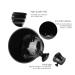 Pilipane Black Shaving Bowl with Handle | Durable Gunfire Design | Ideal for Razor Cream Soap | Travel-Friendly Wide Mouth | Perfect for Barbershop & Home Use - Buy Online on GoSupps.com