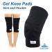 SKATINGSPIRIT Gel Knee Pads - 1 Pair for Dancing, Figure Skating, Gymnastics - Youth and Adult - Black Medium - Buy Online on GoSupps.com