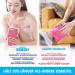 Perfect Remedy Cooling Pads - Reusable Gel Packs & Heat Compresses for Pain Relief | 2 Large Pink Pads for Knees Back Neck & Ankle - Buy Online on GoSupps.com
