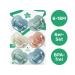 Tommee Tippee Anytime Pacifiers - BPA-Free Silicone 6-18 Months Symmetrical Shape Set of 6 Multi-Colour - International Shipping Available - Buy Online on GoSupps.com