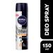NIVEA MEN Desodorante Antimanchas Black & White Invisible 150ml - Protecci n Antitranspirante 48h Sin Olores Sin Manchas Sin Irritaci n - Env o Internacional - Buy Online on GoSupps.com