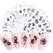susiodeu 12 Sheets Christmas Nail Art Decals DIY Fashion Self-Adhesive Nails Patches Beauty Manicure Tools Home Salon Accessories - Buy Online on GoSupps.com