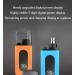 Portable Nose Hair Trimmer for Men & Women - Rechargeable with LED Display Double-Edged Blades - Blue - Buy Online on GoSupps.com