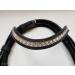 Nilo Hanna COB Bridle - High-Quality Black Rhinestone Horse Bridle with Reins | Durable 1 Piece for Thoroughbreds - Buy Online on GoSupps.com