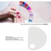 Julyue Acrylic Cosmetic Palette with Spatula Thumb Hole Nail Art Mixing Palette Transparent Drawing Mixing Palette Foundation Mixing Tray for Li Foundation - Buy Online on GoSupps.com