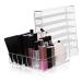 Cabilock 2pcs Drawers Dresser Eyeshadow Organizer Case Eyeshadow Palette Organizer Desktop Storage Box Set