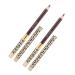 BIUDECO 2 Pieces Leopard Print Double Sided Eyebrow Pencil Brush Professional Light Coffee Colored Makeup Eyebrow Pencils Evenly Coloring Suitable for Daily Use Assorted Colors