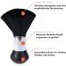 Voarge Hairdresser's Neck Brush Hairdresser's Neck Brush with Plastic Handle Hairdresser's Neck Brush with Plastic Handle (Black) - Buy Online on GoSupps.com