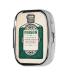 Metal 2 Compartment Pill Organizer Travel Friendly Portable Compact Pill Box Cute Pill Case to Hold Vitamins/Fish Oil/Supplements/Meds/Tablet for Purse/Pocket (Green Bottle) Small