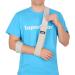 supregear Arm Sling Adjustable Shoulder Brace Immobilizer Rotator Cuff Lightweight Arm Swathe Support for Shoulder Injury Broken/Fractured Bones for Left and Right Arm Men and Women (Grey L) L Grey