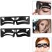 MAGICLULU 10 Pcs Eyebrow Ruler Female Eyebrow Makeup Stencil Makeup Tools Eyebrows Shaper Card Balance - Buy Online on GoSupps.com