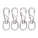 SHONAN Stainless Steel Flag Clips for Flagpole Rope- 4 Pack 3.5 Inch Swivel Snap Hook Flag Pole Clips, Diving Clips Spring Hooks for Dog leashes, Keychains, Boat Ropes, Bird Feeders