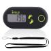 3D pedometer with clip electronic pedometer portable digital pedometer simple walking pedometer fitness tracker for walking running sport accessories men children black