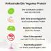 Organic Vegan Walnut Protein | 10 Veggie Sources | De- ko-006 | Gluten & Soy Free | Premium Quality | Made in Germany | 1000g - Buy Online on GoSupps.com