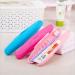 SuperGlocked Portable Toothbrush & Toothpaste Storage Box - Dustproof Protection Case for Camping (Pink) - Buy Online on GoSupps.com