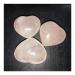 Crystal Rough Crystal Pack of 3 45-50 mm Natural Pink Quartz Crystals and Stone Carved Rose Hearts Suitable for Home Decoration Suitable for Home Office Decoration