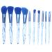 FRCOLOR 10pcs Makeup Brush Tools Eyeshadow Cosmetics Brush Beauty Accessories Eye Shadow Brush Major 20X12X2.5cm Blue