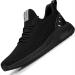 Feethit Mens Slip On Walking Shoes Blade Tennis Shoes Non Slip Running Shoes Lightweight Workout Shoes Breathable Mesh Fashion Sneakers 10 All Black