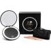 Rechargeable LED Compact Travel Mirror with 5X Magnification, 3 Light Settings, and Free Tweezers - Buy Online on GoSupps.com
