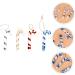 Alipis 4pcs Christmas Candy Cane Ornament Christmas Acrylic Candy Canes Christmas Adornments Lollipop Colorful 7x2.5cm - Buy Online on GoSupps.com