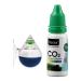 Clscea Aquarium CO2 Drop Checker CO2 Indicator Solution 60ml Tear Drop & 15ml