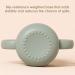 ROCCED Silicone Training Cup for Infants | 2 Handles, Easy Grip | Toddler Learning Cup | Baby Drinking Open Cups | 6 Months+ | 150ml/5oz - Sage - Buy Online on GoSupps.com