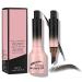 Liquid Eyebrow Brush Beginner Brow-Fection Angled Brush & Dip Waterproof Long Lasting Smudge Proof Brow Pencil with Square Brush and Dip for Eyebrows Quick Drying Outlining Filling (#06Grayblack)