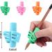 Ergonomic Writing Aids for Kids - 8 Silicone Pen Holders for Pencils | Posture Correction Tools for Left & Right-Handers (4 Colors) - Buy Online on GoSupps.com