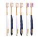 Toothbrush with soft bristles gentle gum care soft bristles oral hygiene brush 6-pack hand toothbrush set with a wide head design for sensitive gums adults